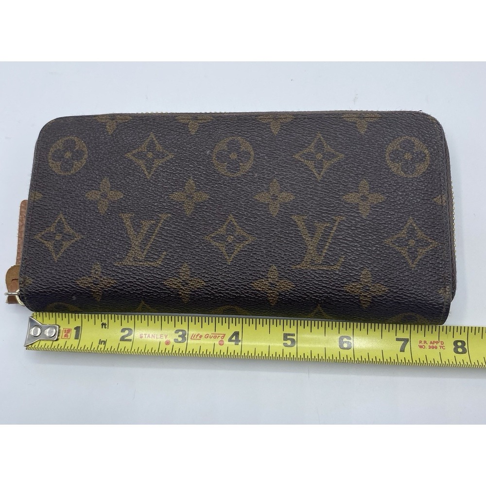 Authentic Louis Vuitton LV Monogram Zippy Zip Around Long Wallet Brown Luxury - Picture 13 of 13